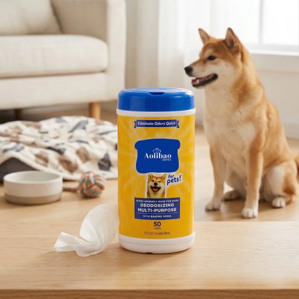 Pet Deodorizing Wipes - Image 2